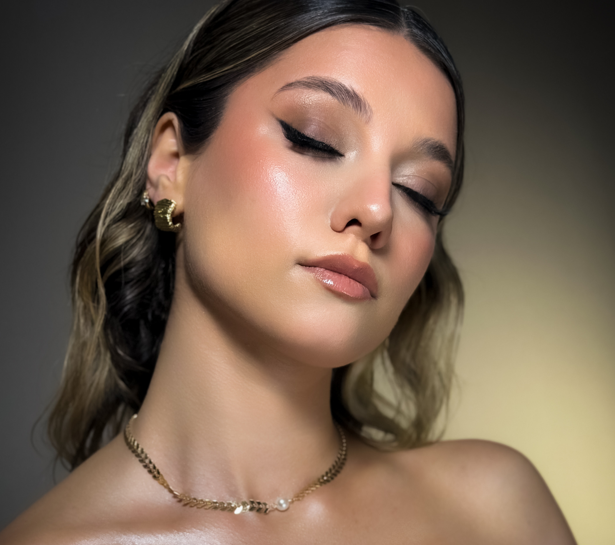 Luxury makeup look created by Ele Beauty Labs